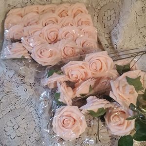 Foam Lings Moment Blush Pink Flowers